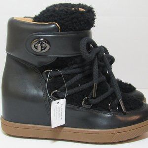 COACH Monroe shearling boot 6.5B (37)